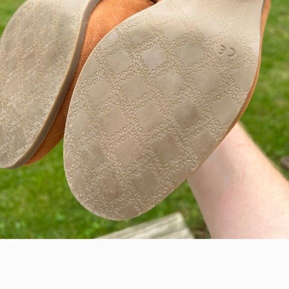 Vionic Tan Ankle Booties with Western-Inspired Design - Picture 9 of 9